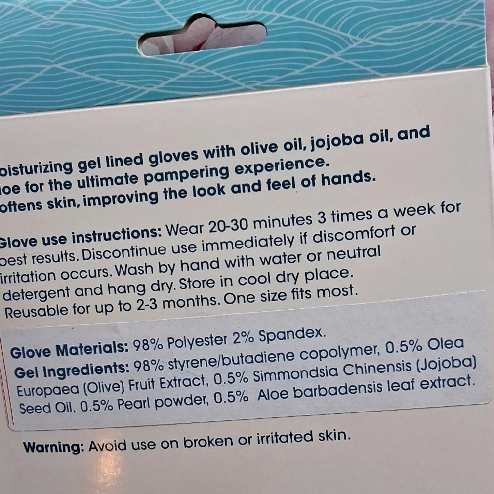 Spa moisture gloves